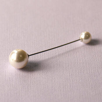 Faux Pearl Long Scarf Pin, 9 of 12