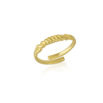 Twisted Screw Sterling Silver Ring, 10 of 10