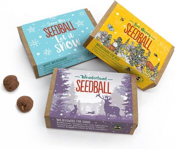Three Pack Happy Christmas Seed Ball Boxes, 2 of 8