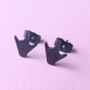 Rock On Hands Stud Earrings, thumbnail 4 of 6