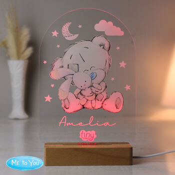 Personalised Adorable New Baby Night Light, 3 of 9
