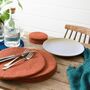 Fair Trade Handmade Eco Felt Coaster Vase Mat 4pc Set, thumbnail 3 of 12