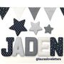 Navy Blue Fabric Letters, thumbnail 9 of 12