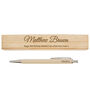 Thank You Gifts Personalised Wooden Pen And Box Set, thumbnail 5 of 8