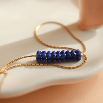 Lapis Lazuli Gemstone Necklace, 4 of 5