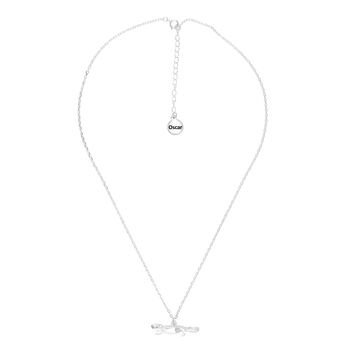 Personalised Silver Bearded Dragon Necklace, 3 of 9