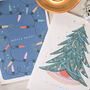 Set Of Four Christmas Cards With Gold, thumbnail 3 of 6