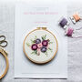 Lilac Bouquet Embroidery Hoop Kit, thumbnail 6 of 8