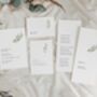 Olive Gatefold Wedding Invitations, thumbnail 5 of 5