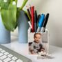 Personalised Daddy And Me Lego® Brick Pencil Pot Desk Tidy, thumbnail 5 of 6