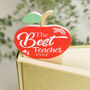 Personalised Apple Teacher Bookmarks Two Designs, thumbnail 1 of 7