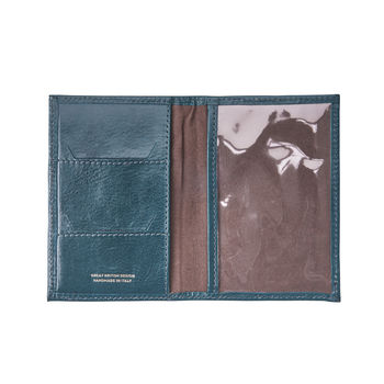 Personalised Leather Passport Holder. 'The Prato', 8 of 12