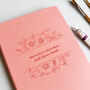 Personalised Wild Rose Notebook Journal, thumbnail 4 of 10