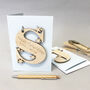 Personalised Initial Letter Father's Day Card, thumbnail 1 of 11