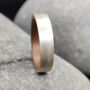 European Walnut And Silver Ring Brushed Finish, thumbnail 4 of 7