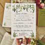 Greenery Botanical Wedding Invitation Pack, thumbnail 1 of 4