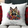 Personalised German Shepherd In Christmas Lights, thumbnail 3 of 10