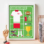 Personalised Airfix Rugby Print, thumbnail 3 of 5