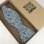 Liberty Self Tie Bow Tie Navy And White Ditsy Floral, thumbnail 1 of 3
