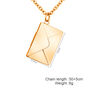 Envelope Pendant Necklace With A Secret Message, thumbnail 4 of 8