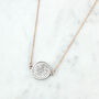 Personalised 70th Birthday Sixpence Necklace, thumbnail 7 of 12