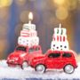 Festive Red Car Candle, thumbnail 3 of 3