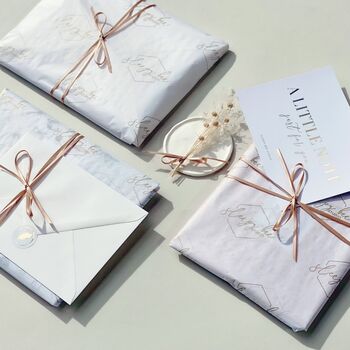 Tissue Wrapped Ethereal Stationery Set, 9 of 9