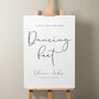 Delicate Wedding Unplugged Sign 'Olivia', thumbnail 6 of 9