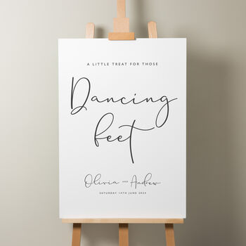 Delicate Wedding Unplugged Sign 'Olivia', 6 of 9