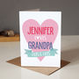 Personalised 'Loves Grandpa' Card, thumbnail 1 of 3