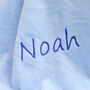 Personalised Soft Fleece Baby Blue Blanket, thumbnail 2 of 4