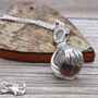 Gemstone Healing Hands Pendant Rock Quartz, thumbnail 2 of 9