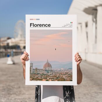 Personalised Minimalist Travel Poster | Florence, 3 of 6