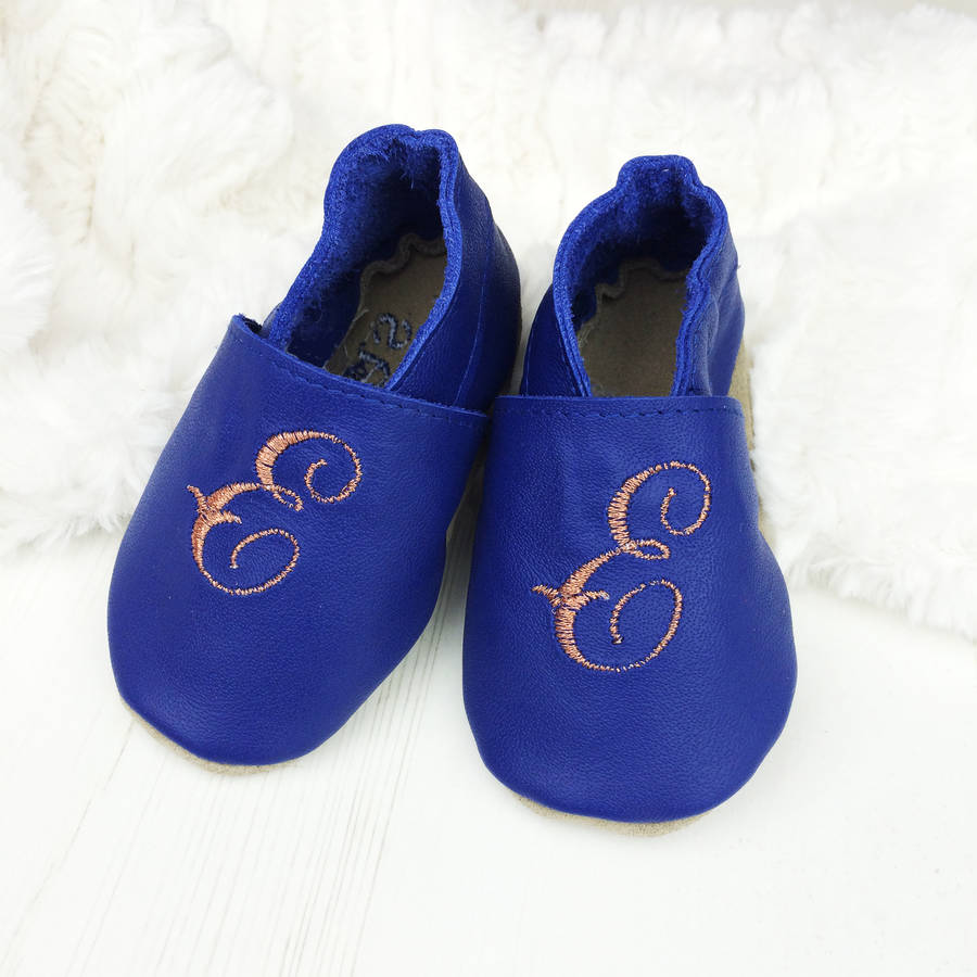 Personalised Copper Initial Baby Shoes, 1 of 8