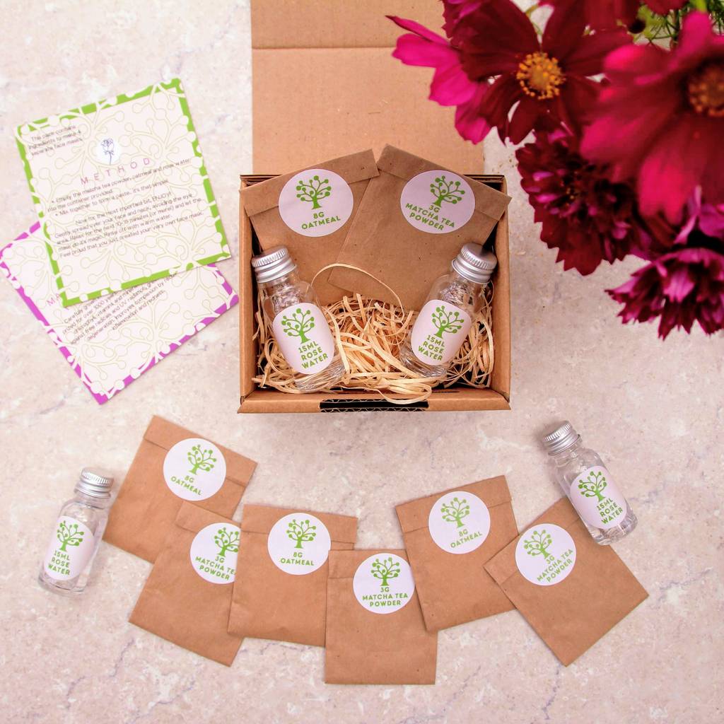 Matcha Green Tea Face Mask Kit By Fruits Of The Nut Tree