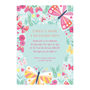 Personalised Butterfly Pattern Birthday Invitations, thumbnail 2 of 4