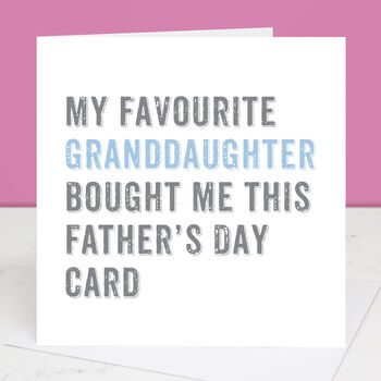From Your Favourite Daughter Father's Day Card, 6 of 6
