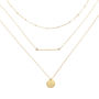 Delicate Layering Necklaces Set Of Three, thumbnail 2 of 2