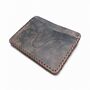 Personalised Super Slim Wallet Handcrafted Minimalist Card Holder, thumbnail 2 of 11