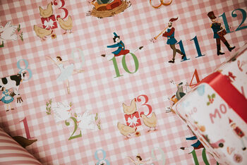 Twelve Days Of Christmas Wrapping Paper, 4 of 4