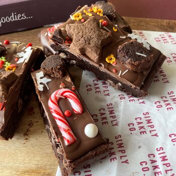 Vegan Christmas Sharing Brownie, 8 of 9