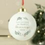 Personalised Seasonal Sprig Ceramic Bauble, thumbnail 4 of 4