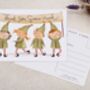 Christmas Elves Thank You A6 Postcard Pack, thumbnail 3 of 3