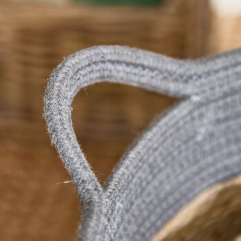 Emery Seagrass Grey Stripe Basket, 3 of 6
