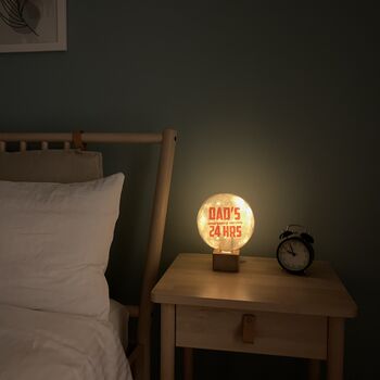 Dad's Emergency Service 24 Hrs Table Lamp And Base, 3 of 10