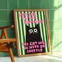 Bathroom Cat Print, thumbnail 1 of 4