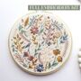 Floral Bloom Hand Embroidery Kit, thumbnail 1 of 7