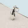 Sterling Silver Clip On Penguin Charm, thumbnail 1 of 3