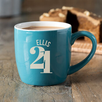 21st Birthday Personalised Mug, 4 of 4