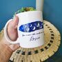 Personalised 'You Mean The World To Me' Mug, thumbnail 2 of 4